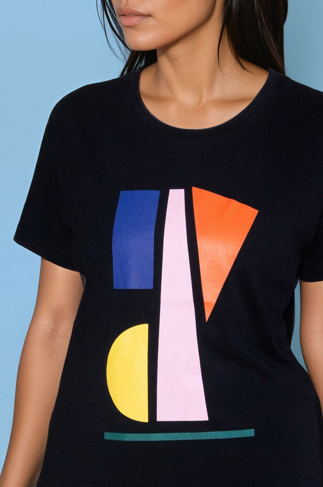 Röna Fitted Tee (Abstract)