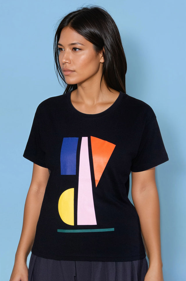 Röna Fitted Tee (Abstract)