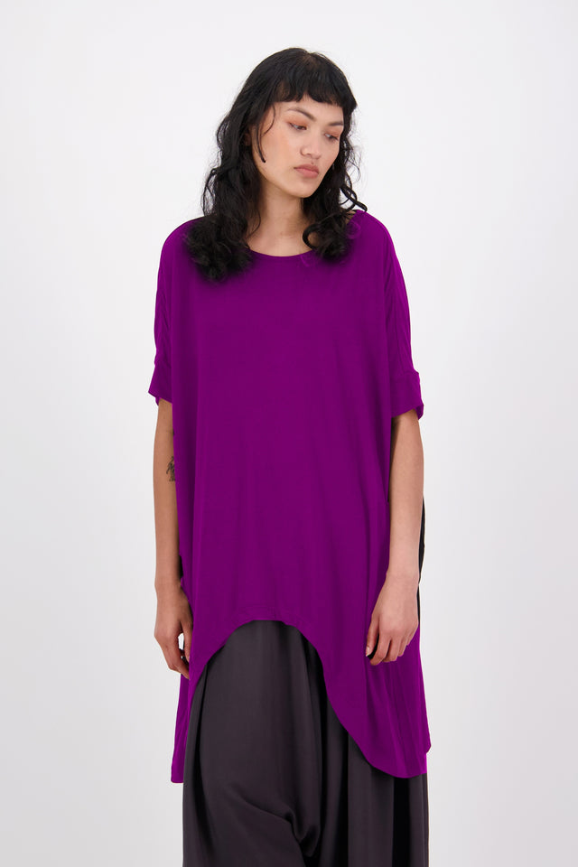 Florence Tee (Magenta) Plain