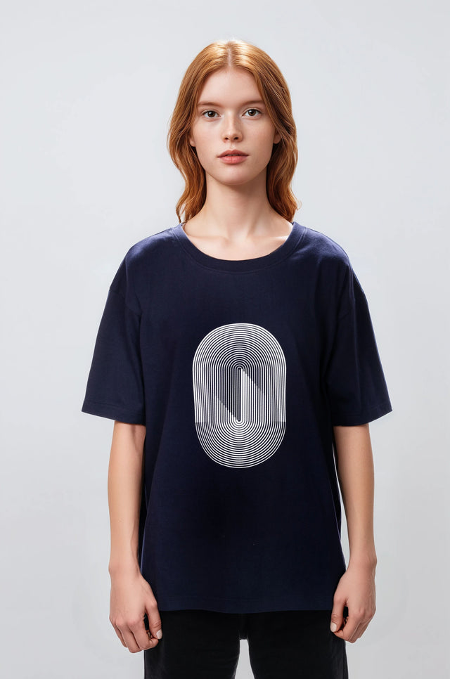 Reiji Tee (Oval) Navy