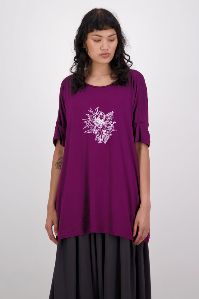 Unity Tee (Chrysanthemum) Magenta