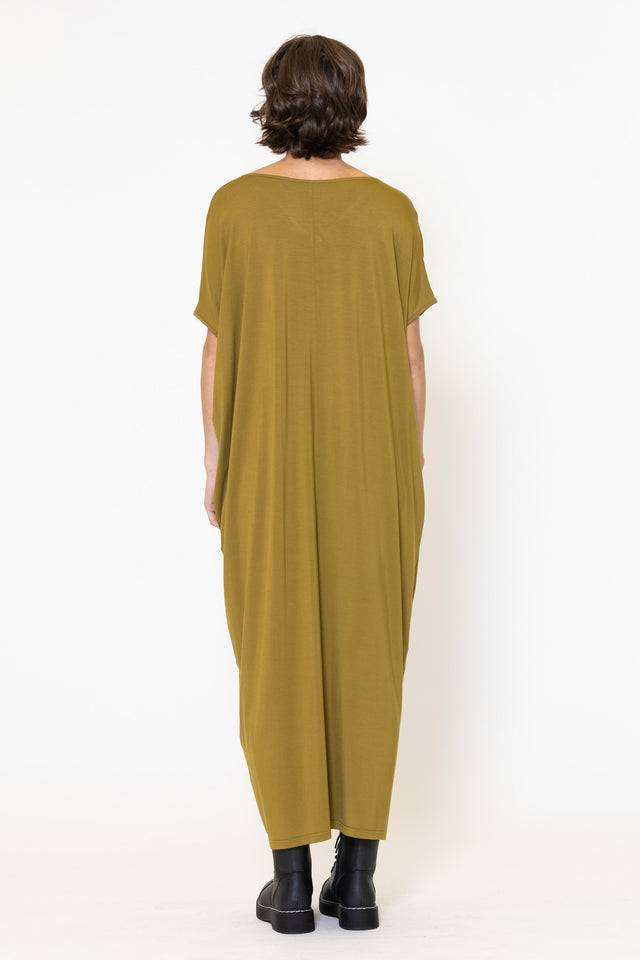 Merge Dress (Chartreuse)